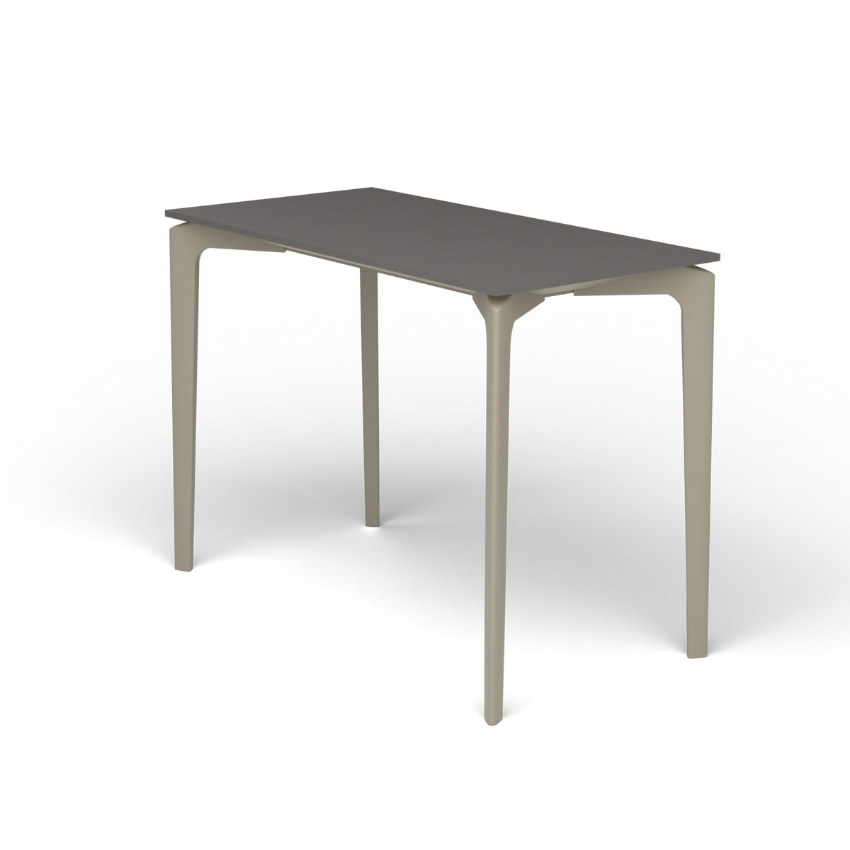 AllSize Console, 100 × 50 × 74 cm, Pearly Gold, Aluminium speckled Anthracite
