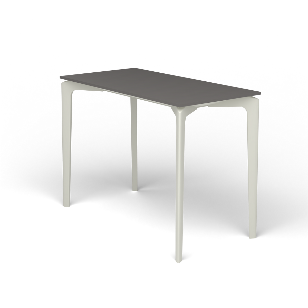AllSize Console, 100 × 50 × 74 cm, Powder Grey, Aluminium speckled Anthracite