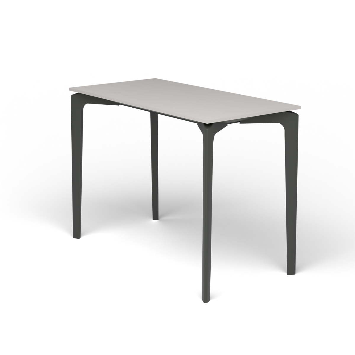 AllSize Console, 100 × 50 × 74 cm, Metallic Grey, Aluminium speckled Grey