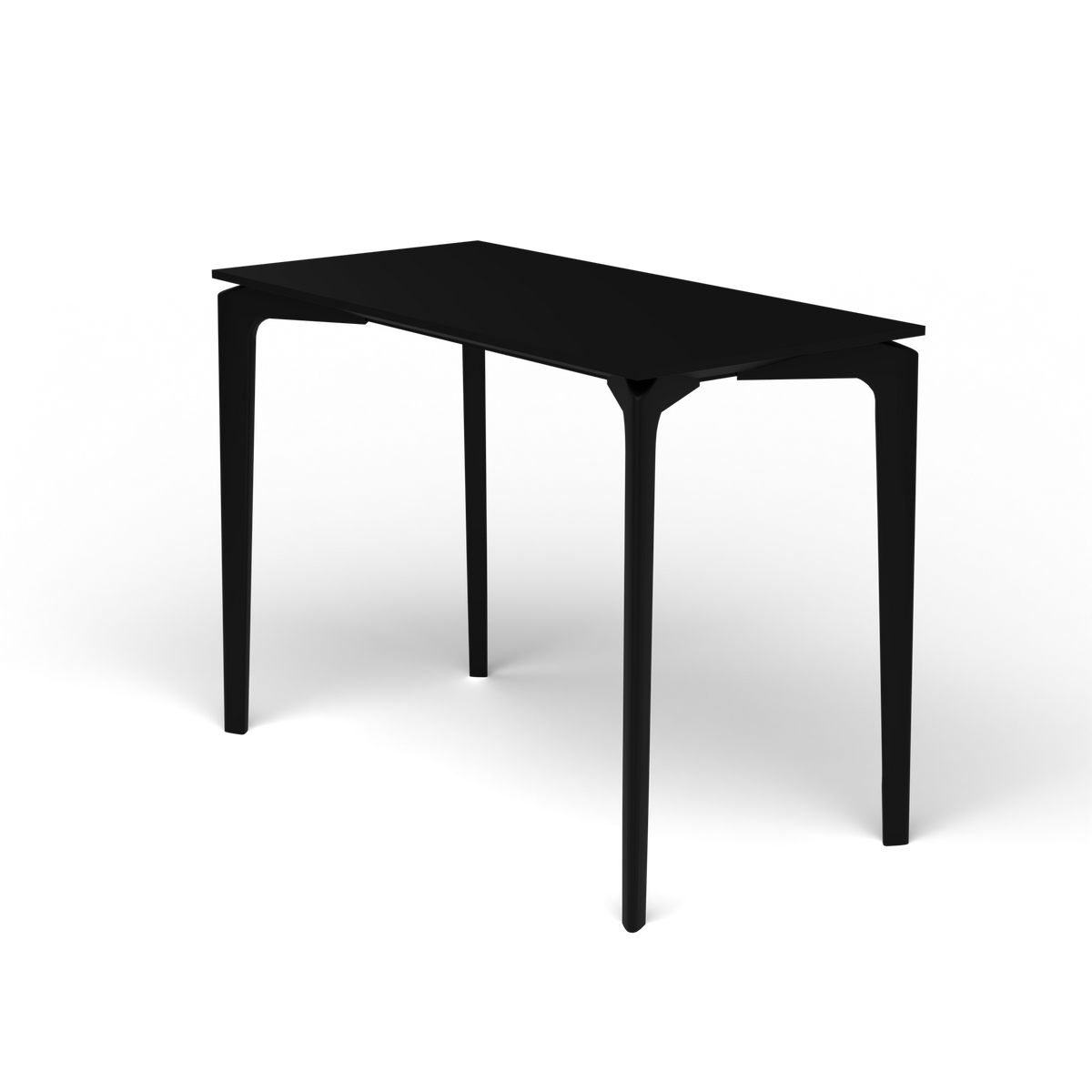 AllSize Console, 100 × 50 × 74 cm, Black, Gelakt aluminium (volgt onderstelkleur)