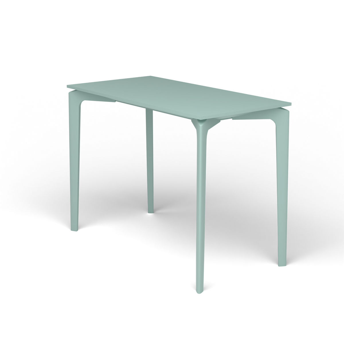 AllSize Console, 100 × 50 × 74 cm, Light Blue, Gelakt aluminium (volgt onderstelkleur)