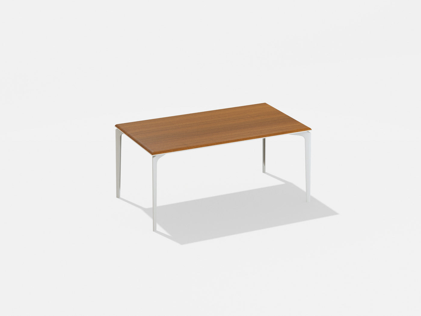Rectangular table with top in Iroko