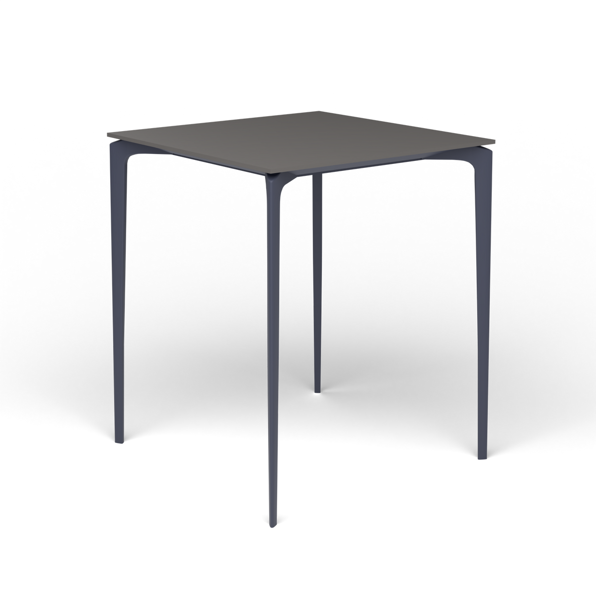 AllSize Bartafel, 90 × 90 × 110 cm, Grey Blue, Aluminium speckled Anthracite