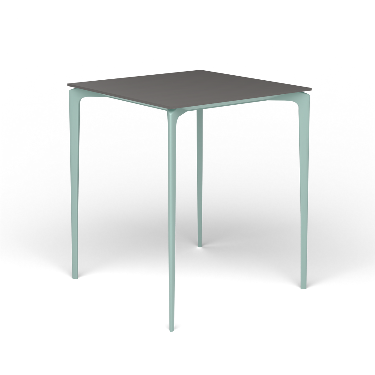 AllSize Bartafel, 90 × 90 × 110 cm, Light Blue, Aluminium speckled Anthracite