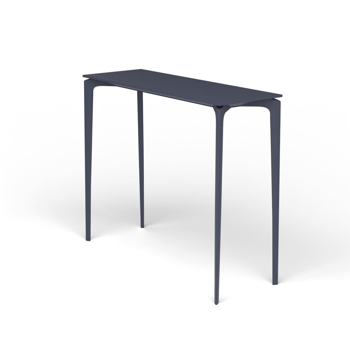 AllSize Bartafel, 130 × 45 × 110 cm, Grey Blue, Gelakt aluminium (volgt onderstelkleur)