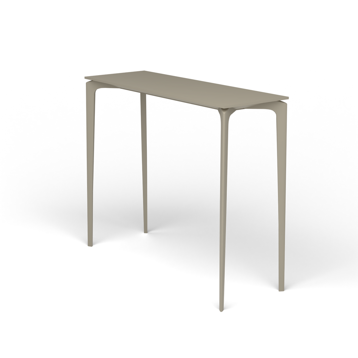 AllSize Bartafel, 130 × 45 × 110 cm, Pearly Gold, Gelakt aluminium (volgt onderstelkleur)