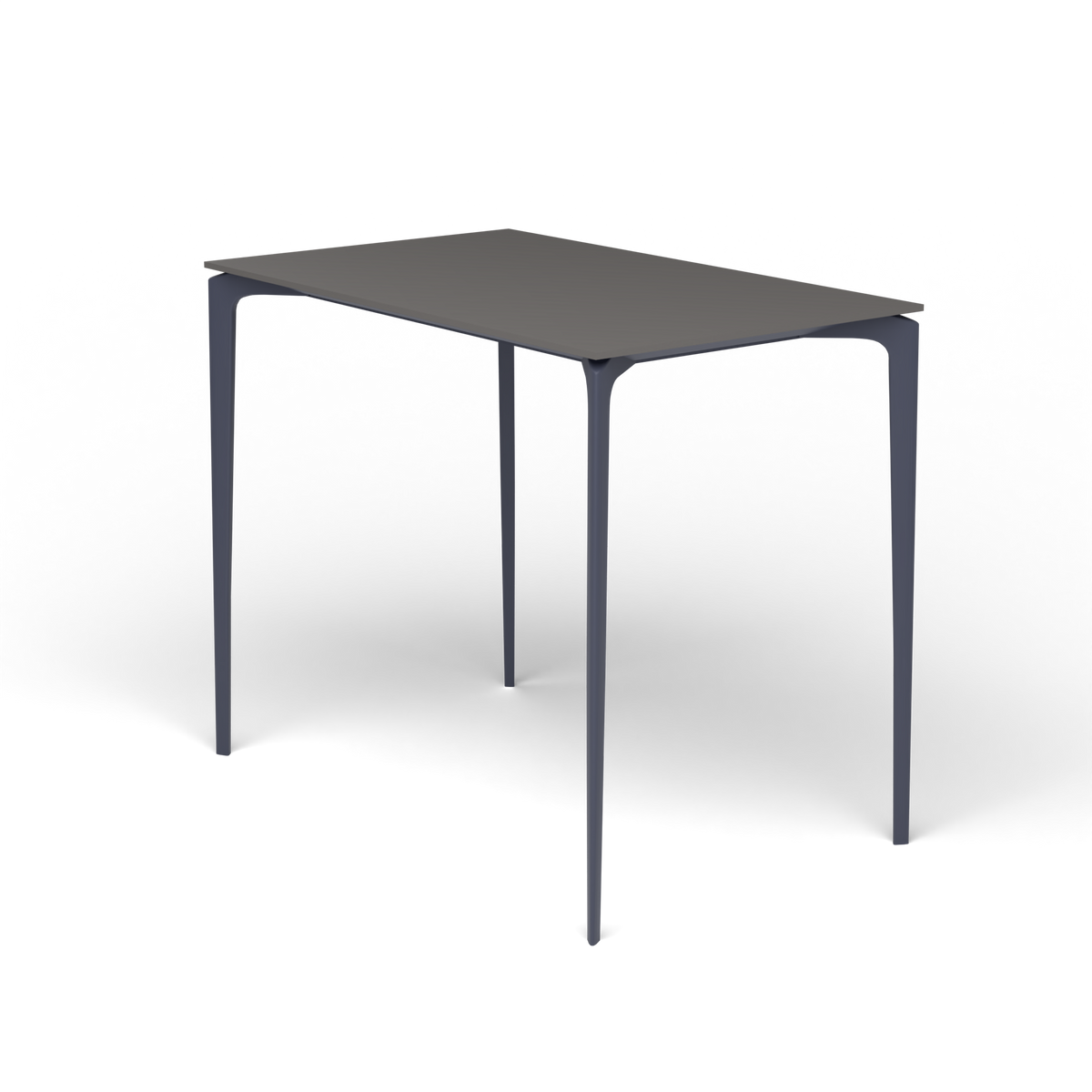 AllSize Bartafel, 130 × 80 × 110 cm, Grey Blue, Aluminium speckled Anthracite