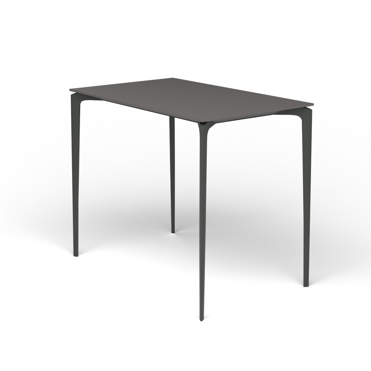 AllSize Bartafel, 130 × 80 × 110 cm, Metallic Grey, Aluminium speckled Anthracite