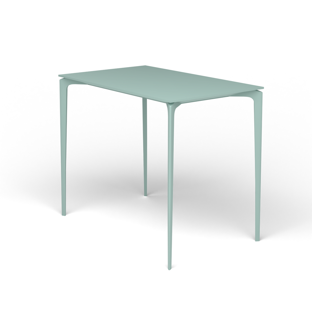 AllSize Bartafel, 130 × 80 × 110 cm, Light Blue, Gelakt aluminium (volgt onderstelkleur)