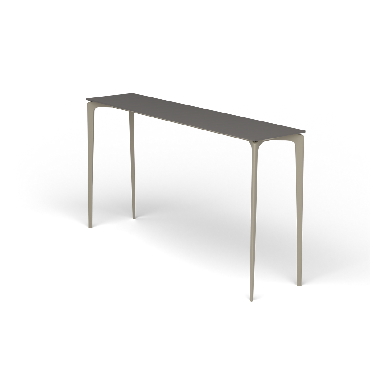 AllSize Bartafel, 200 × 45 × 110 cm, Pearly Gold, Aluminium speckled Anthracite