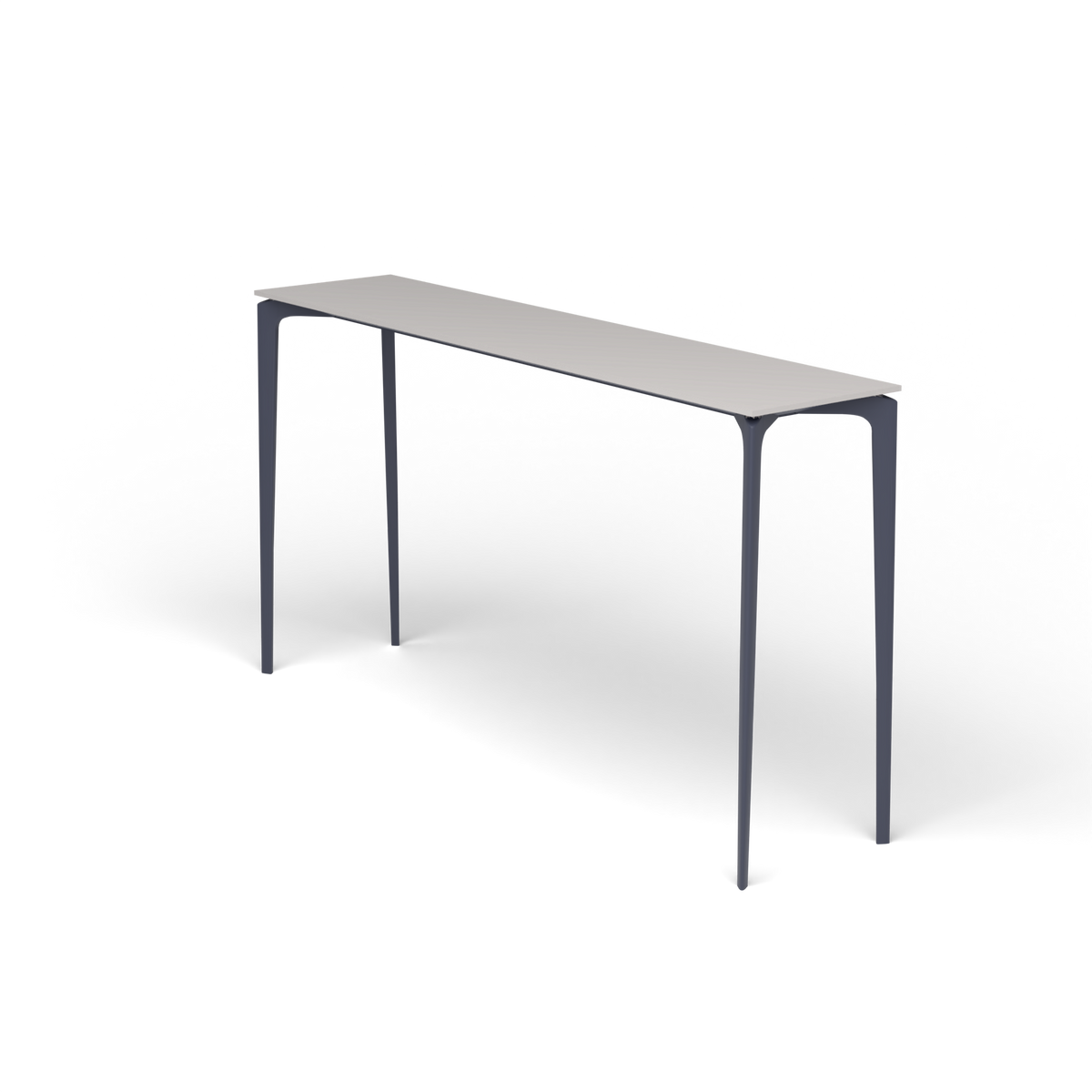 AllSize Bartafel, 200 × 45 × 110 cm, Grey Blue, Aluminium speckled Grey
