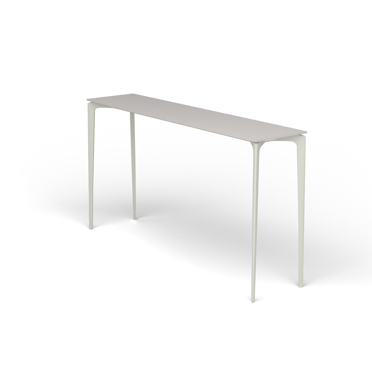 AllSize Bartafel, 200 × 45 × 110 cm, Powder Grey, Aluminium speckled Grey