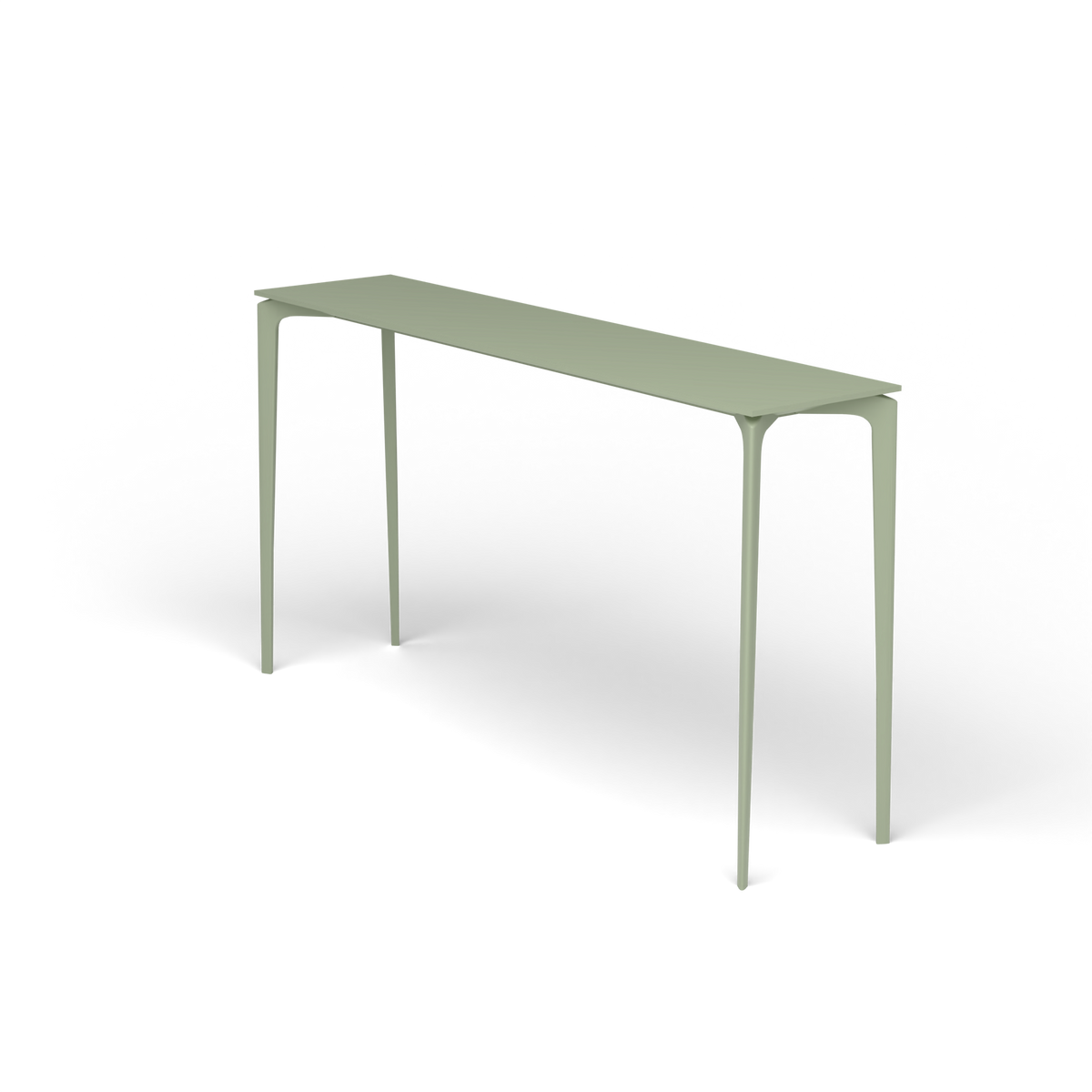AllSize Bartafel, 200 × 45 × 110 cm, Green Tea, Gelakt aluminium (volgt onderstelkleur)