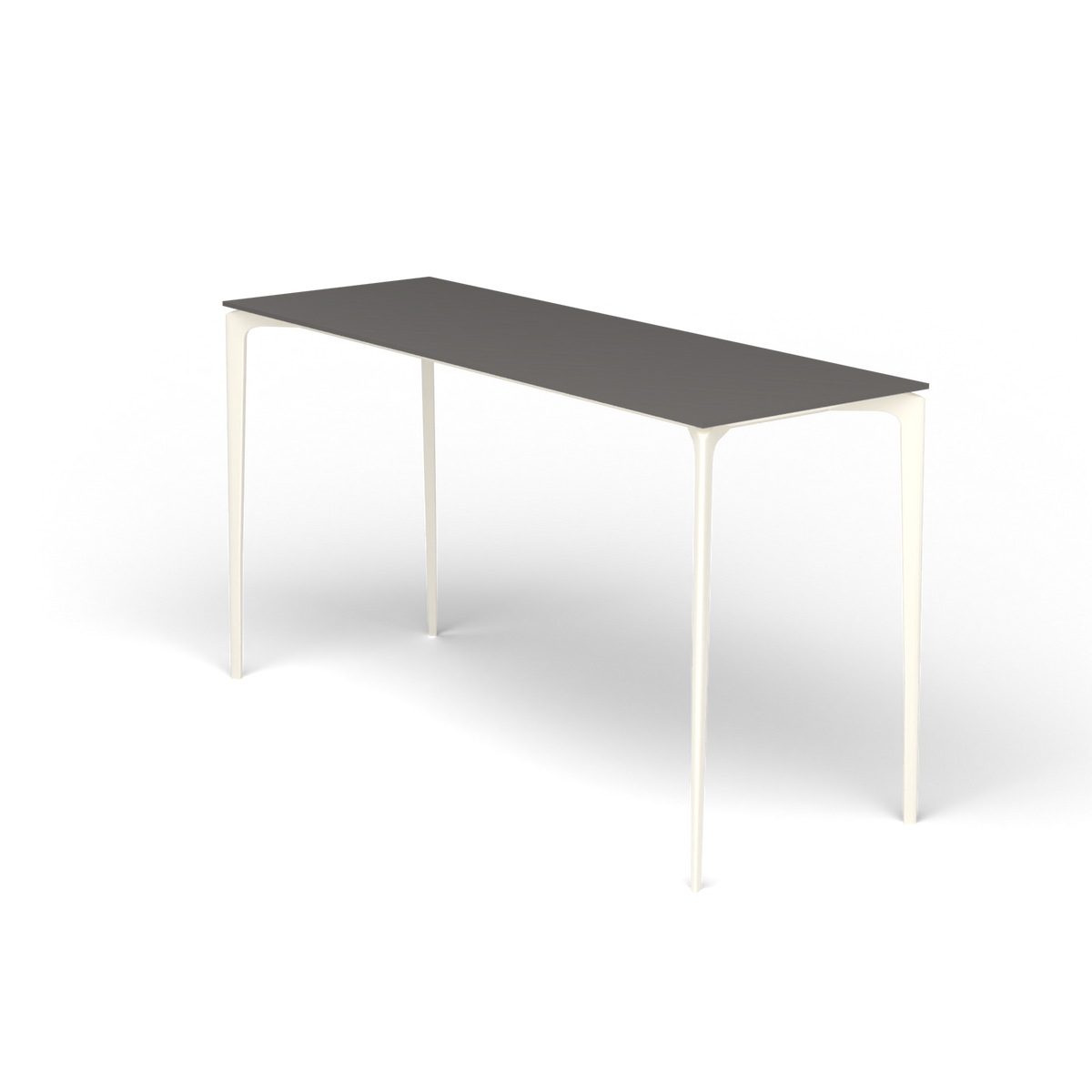 AllSize Bartafel, 200 × 70 × 110 cm, Antique White, Aluminium speckled Anthracite