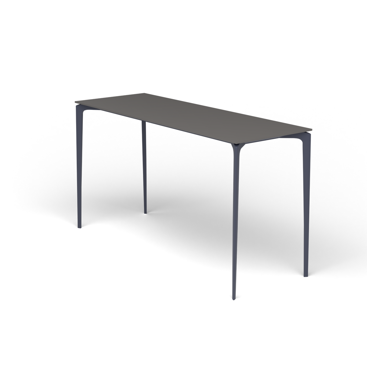 AllSize Bartafel, 200 × 70 × 110 cm, Grey Blue, Aluminium speckled Anthracite