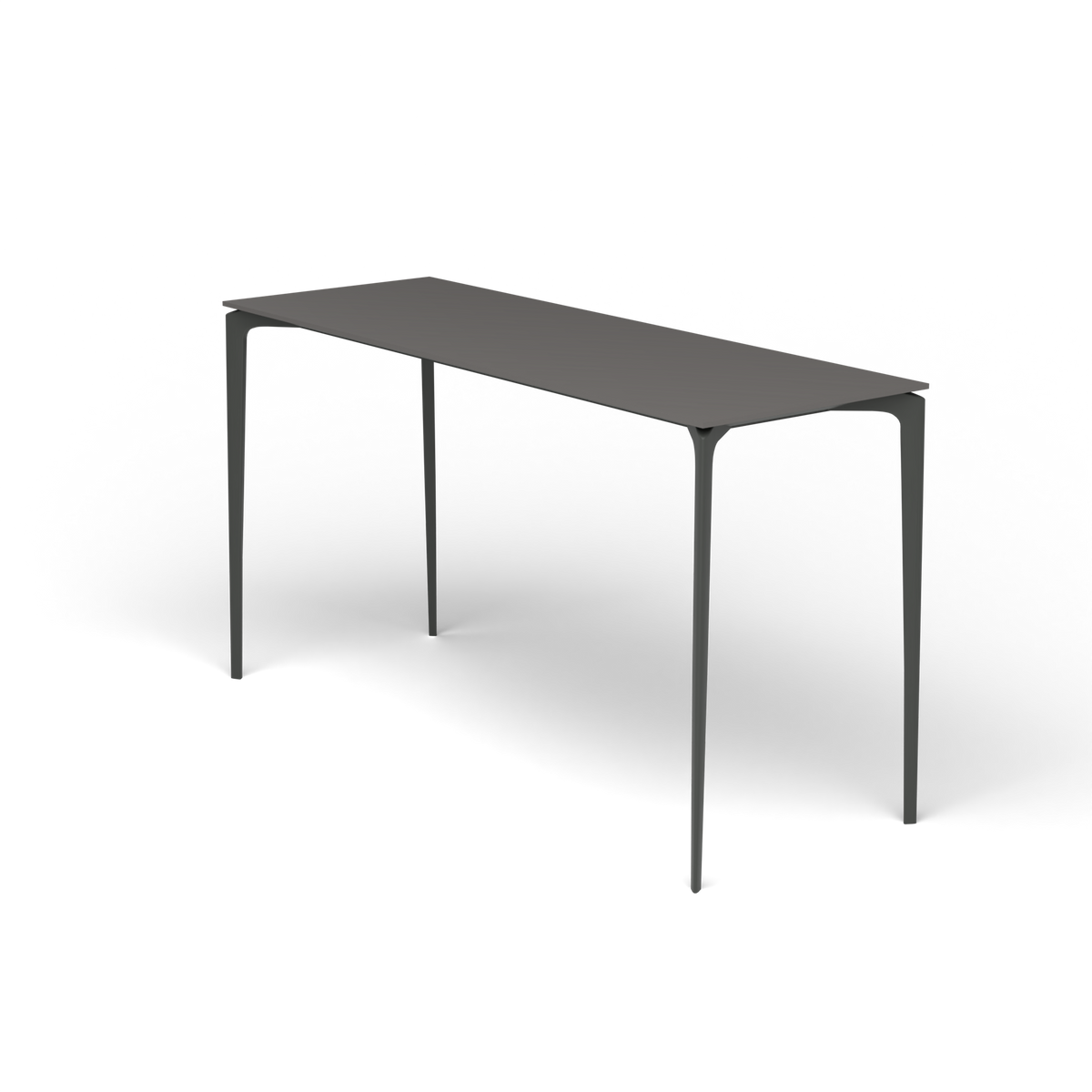 AllSize Bartafel, 200 × 70 × 110 cm, Metallic Grey, Aluminium speckled Anthracite