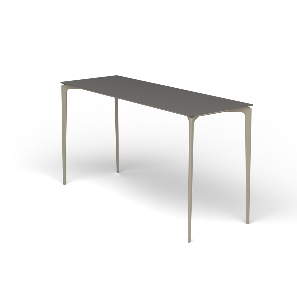 AllSize Bartafel, 200 × 70 × 110 cm, Pearly Gold, Aluminium speckled Anthracite