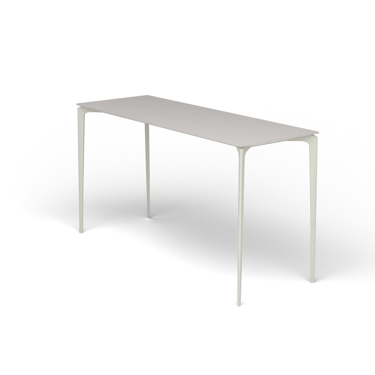 AllSize Bartafel, 200 × 70 × 110 cm, Powder Grey, Aluminium speckled Grey