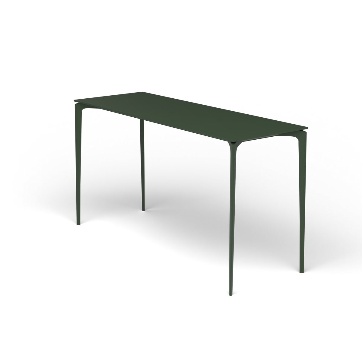 AllSize Bartafel, 200 × 70 × 110 cm, Bottle Green, Gelakt aluminium (volgt onderstelkleur)