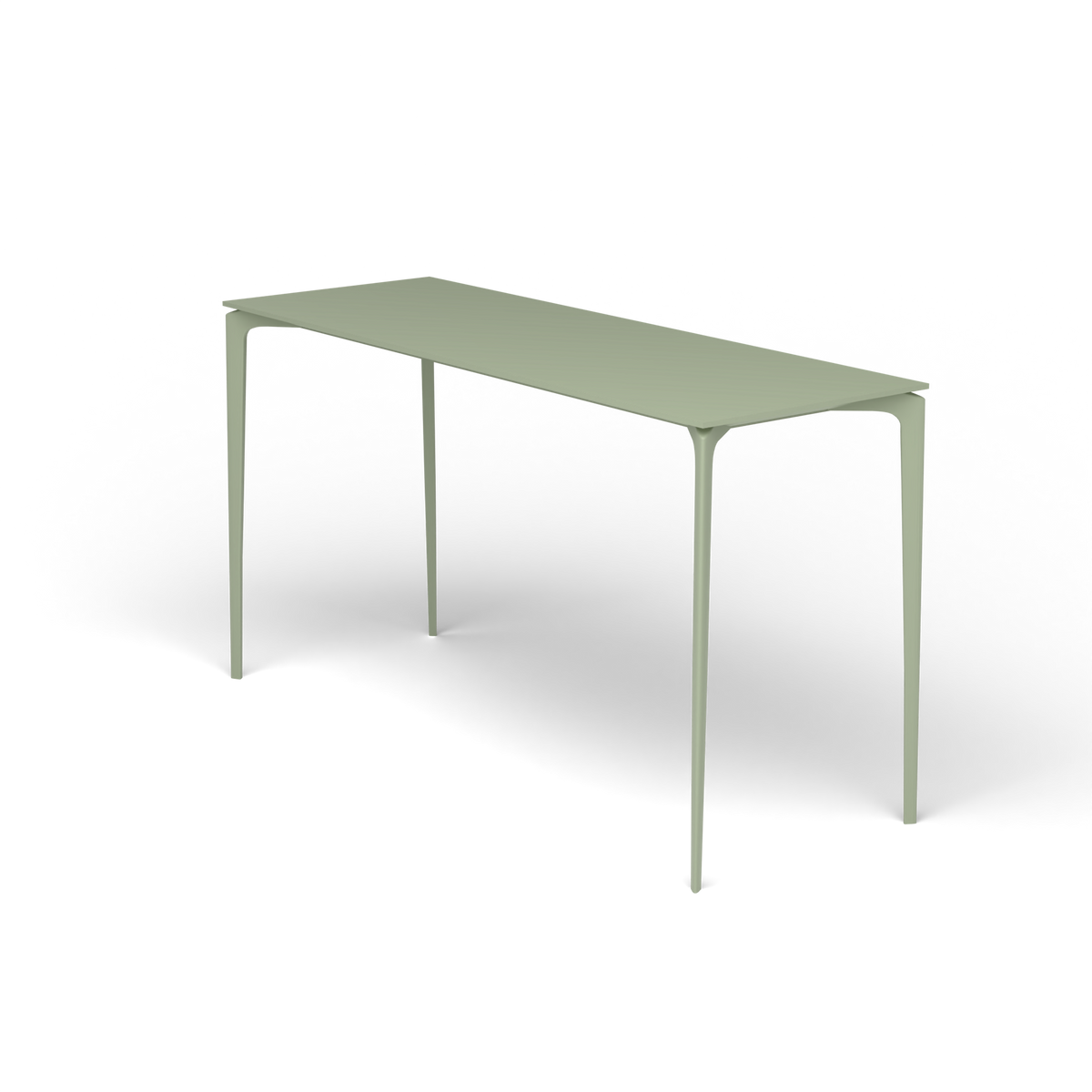 AllSize Bartafel, 200 × 70 × 110 cm, Green Tea, Gelakt aluminium (volgt onderstelkleur)