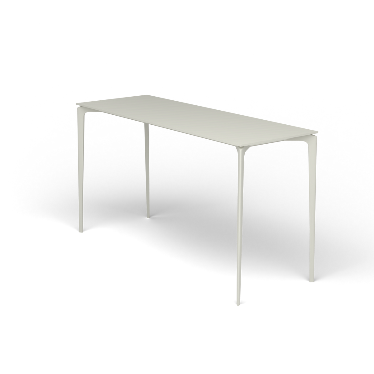 AllSize Bartafel, 200 × 70 × 110 cm, Powder Grey, Gelakt aluminium (volgt onderstelkleur)