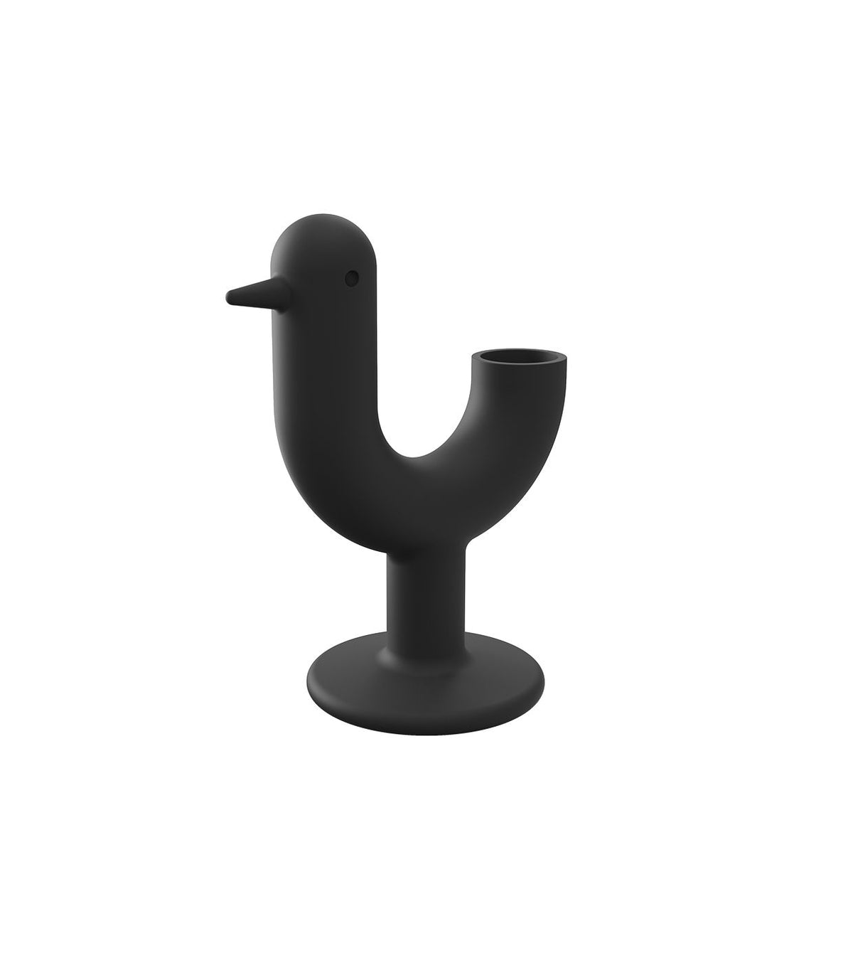 Peacock Planter Black