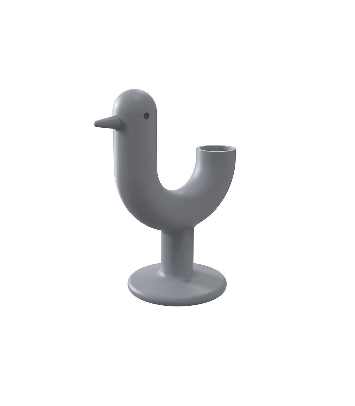 Peacock Planter Gray
