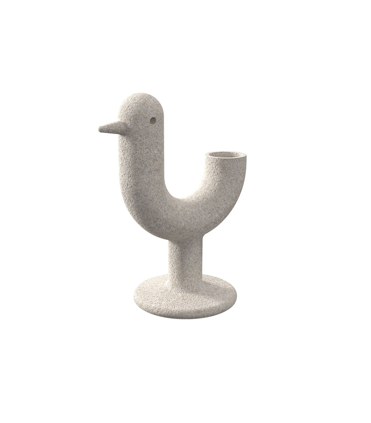 Peacock Planter Ecru Granite