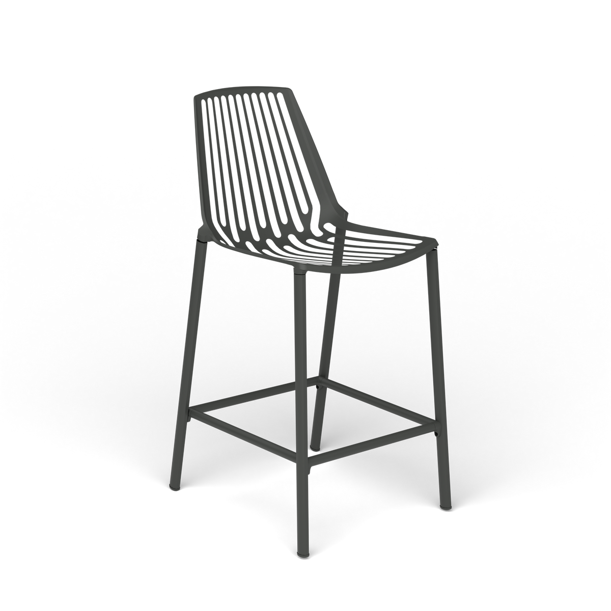 Rion Kruk, 48 × 56 × h 65/99 cm, Metallic Grey