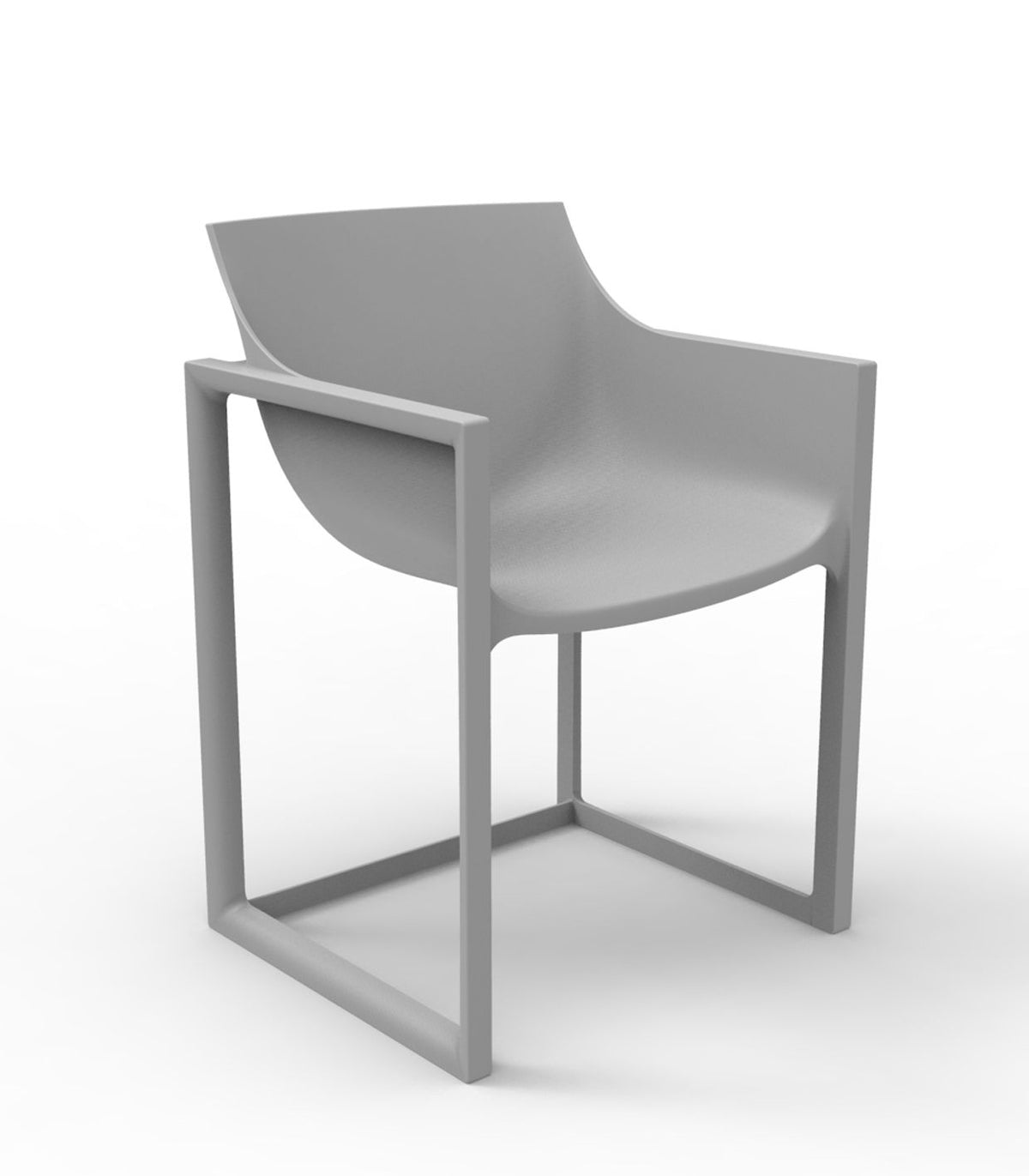 Wall Street Armchair Gray