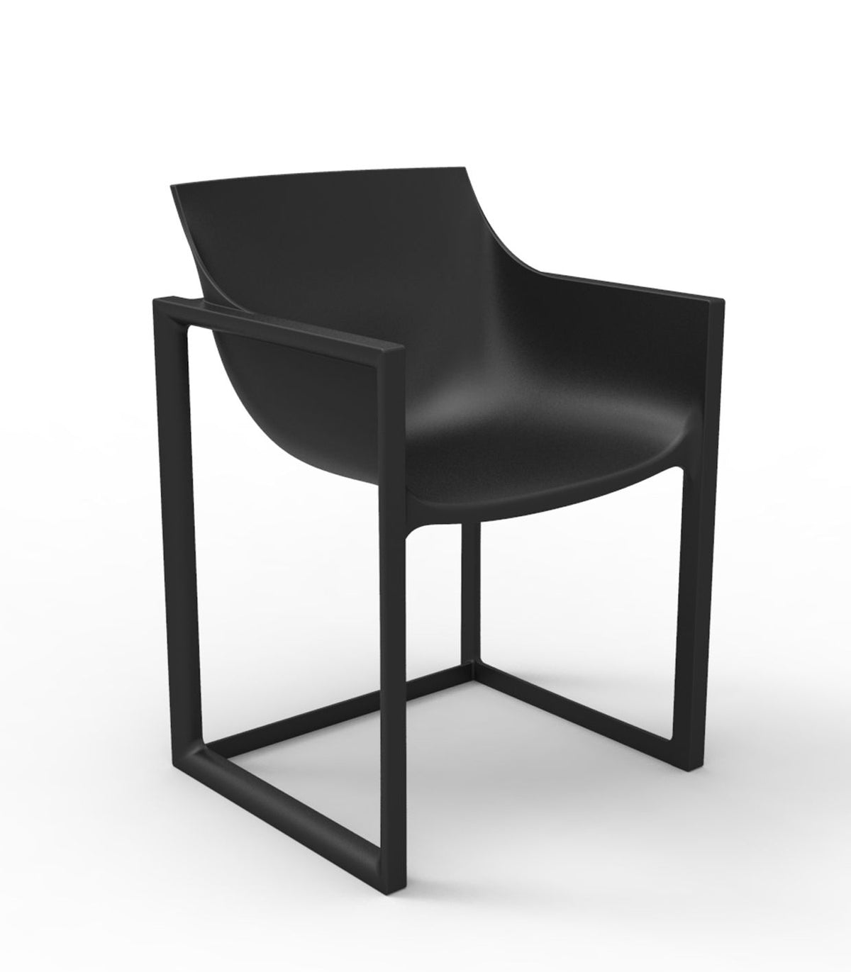 Wall Street Armchair Black