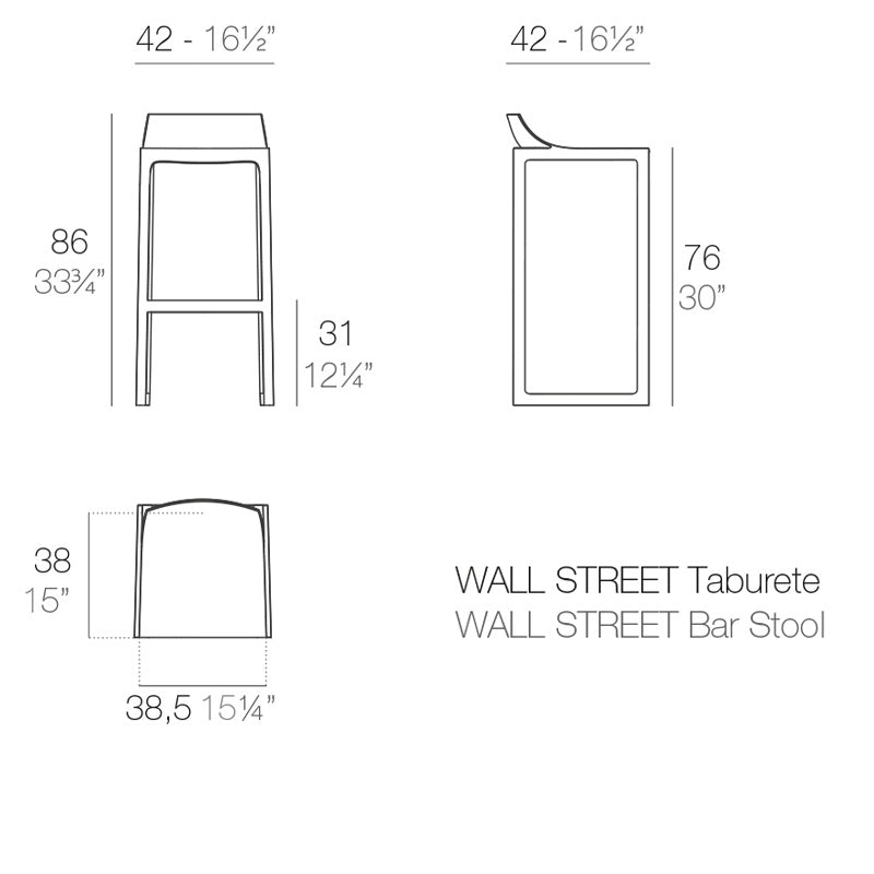 Vondom Wall Street Stool