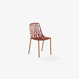 Chair with legs covered in Iroko