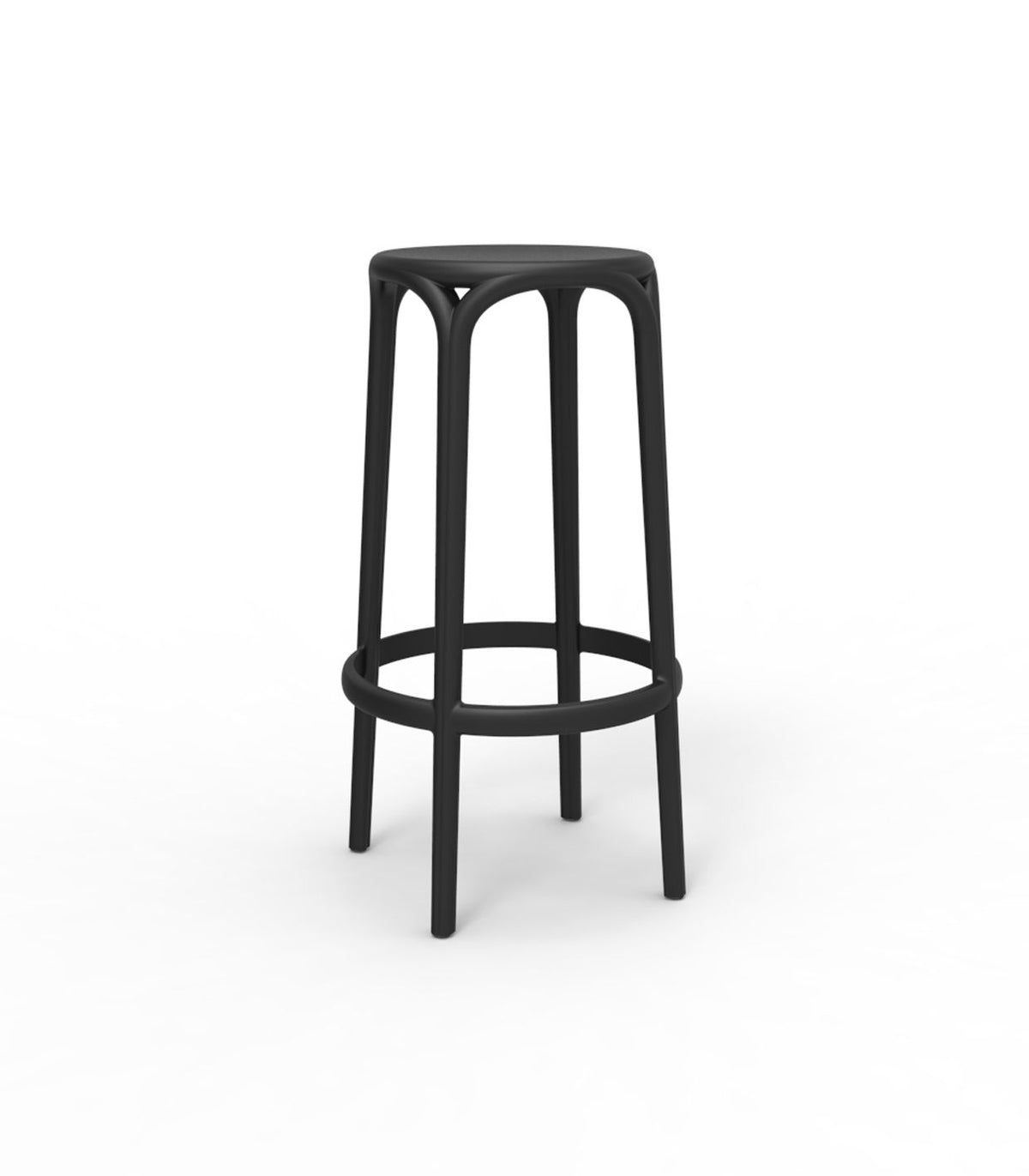 Brooklyn Barkruk Ø45x76 cm Black