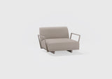 Solaris Evo Fauteuil met Armleuningen, Plat touw Black Sand