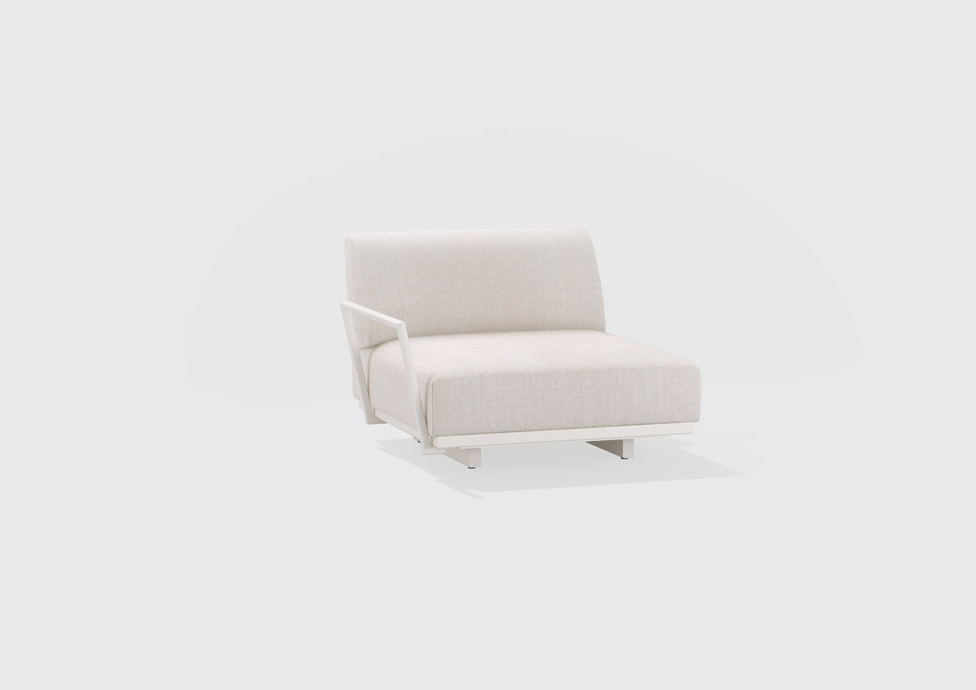 Solaris Evo Fauteuil met Rechterarmleuning, Plat touw Mint