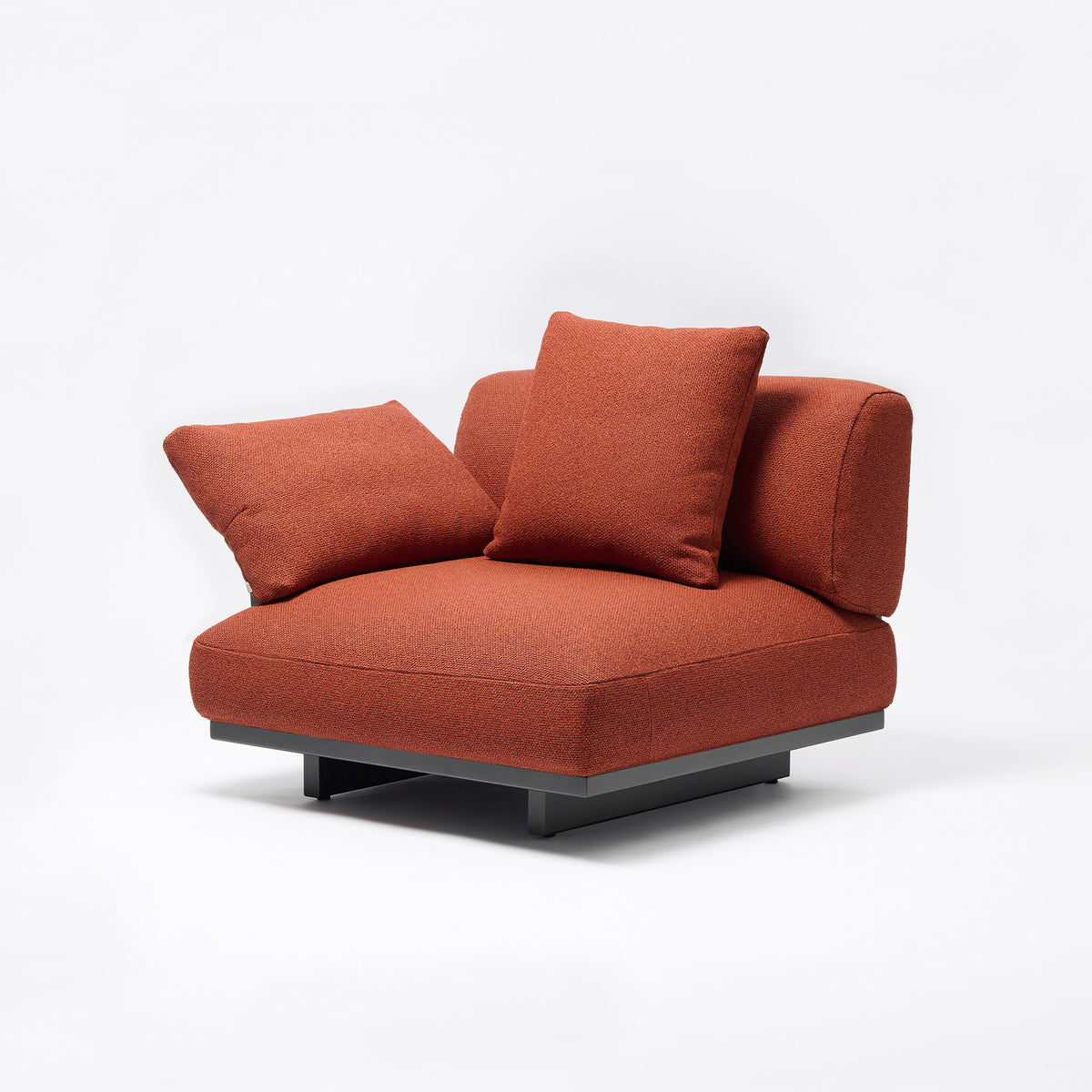Solaris Evo Fauteuil met Rechterarmleuning, Plat touw Mint – 7411BD