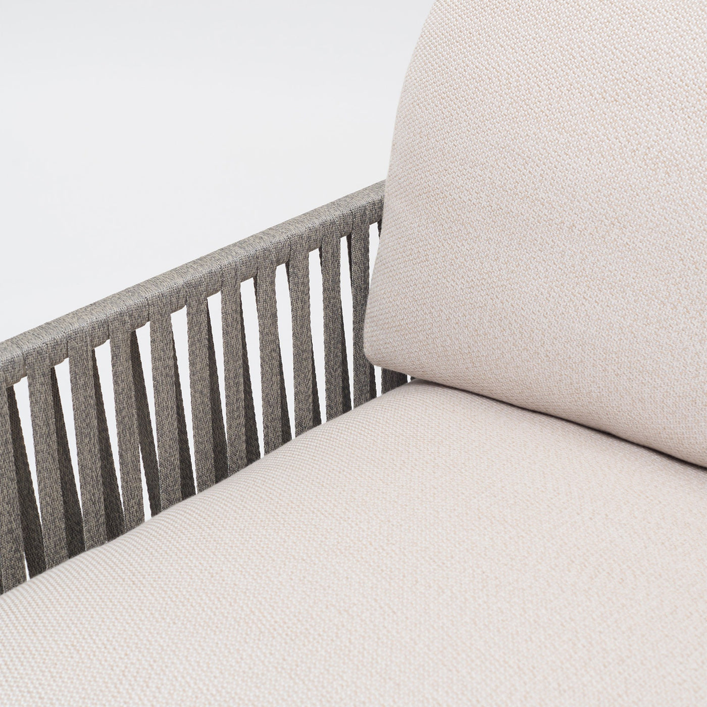 Solaris Evo Fauteuil met Rechterarmleuning, Plat touw Mint – 7411BD