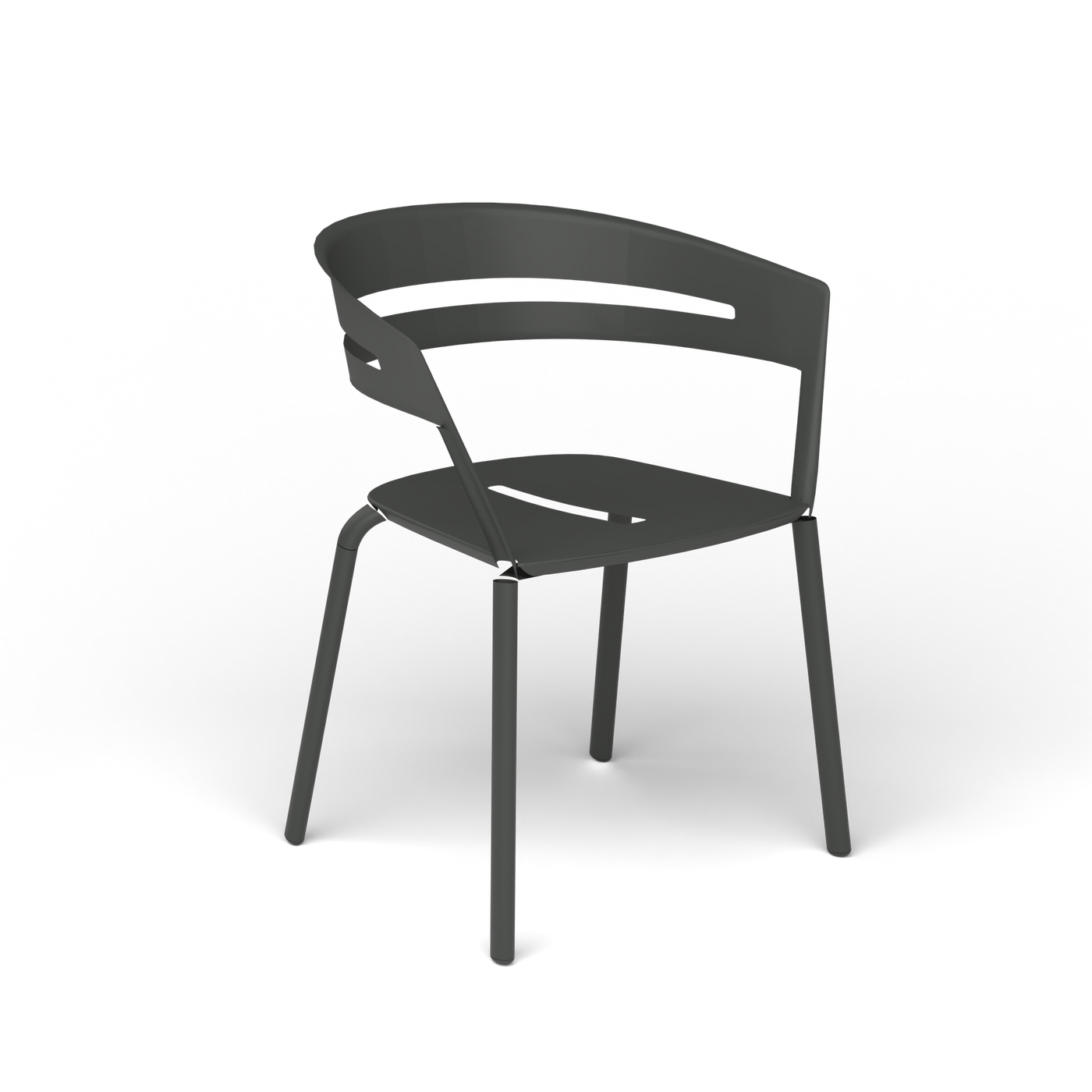 Ria Eetfauteuil - Metallic Grey