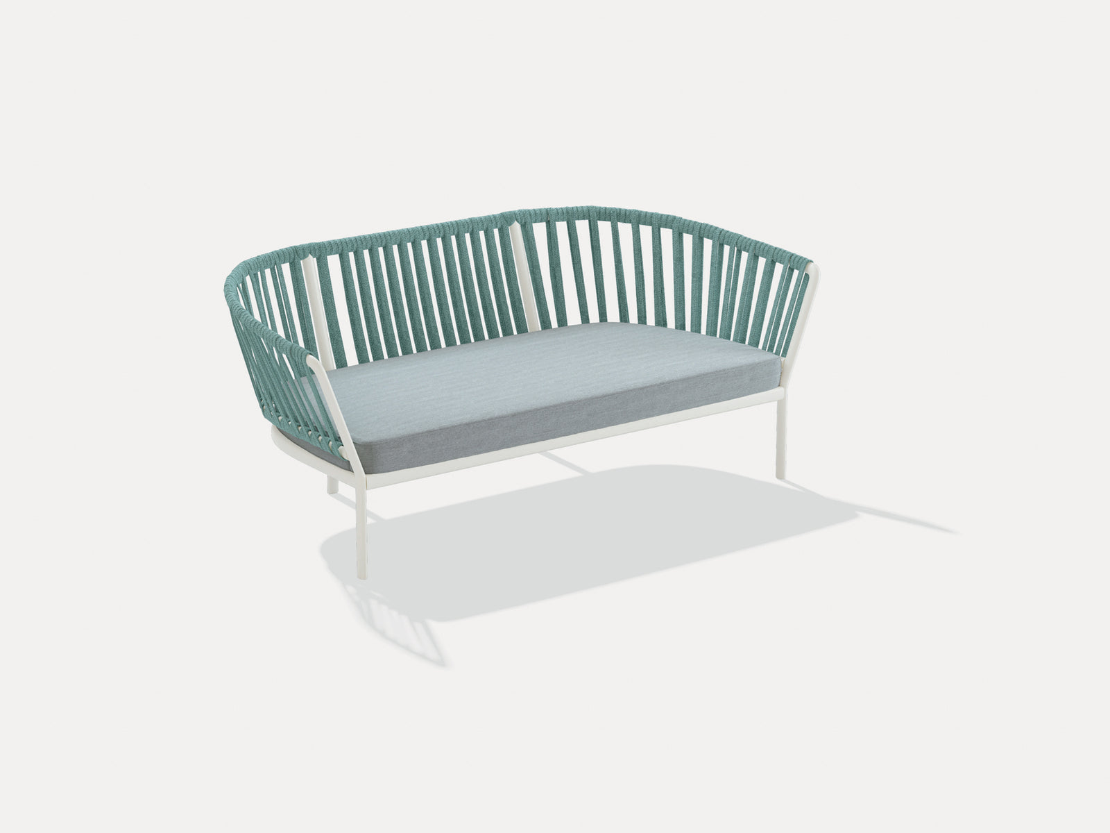 Ria 2-Seater Sofa with Rope Brownie