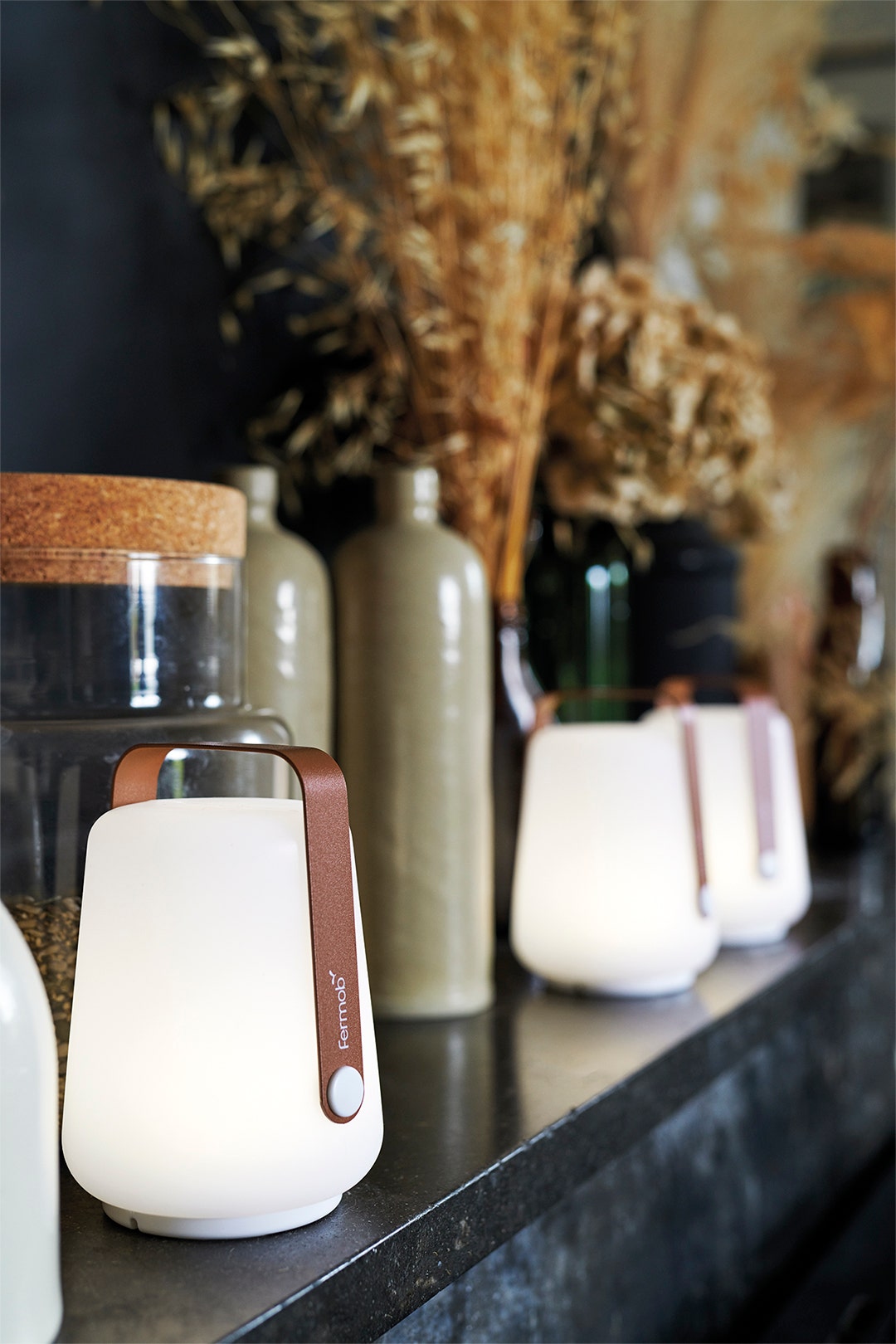 Balad set de 3 lampes H 13 cm