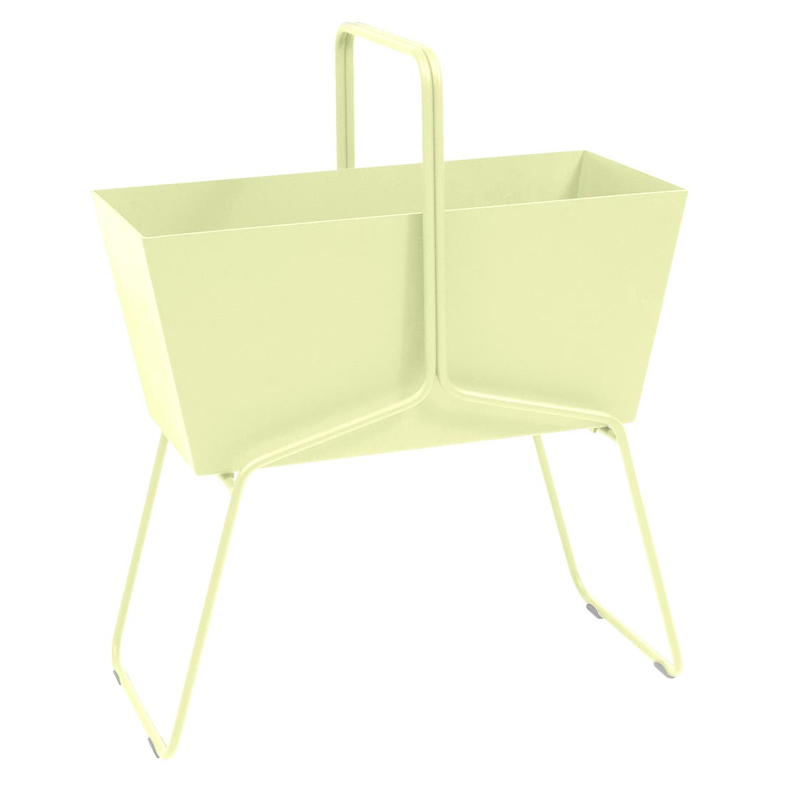 Pot de fleurs haut en panier