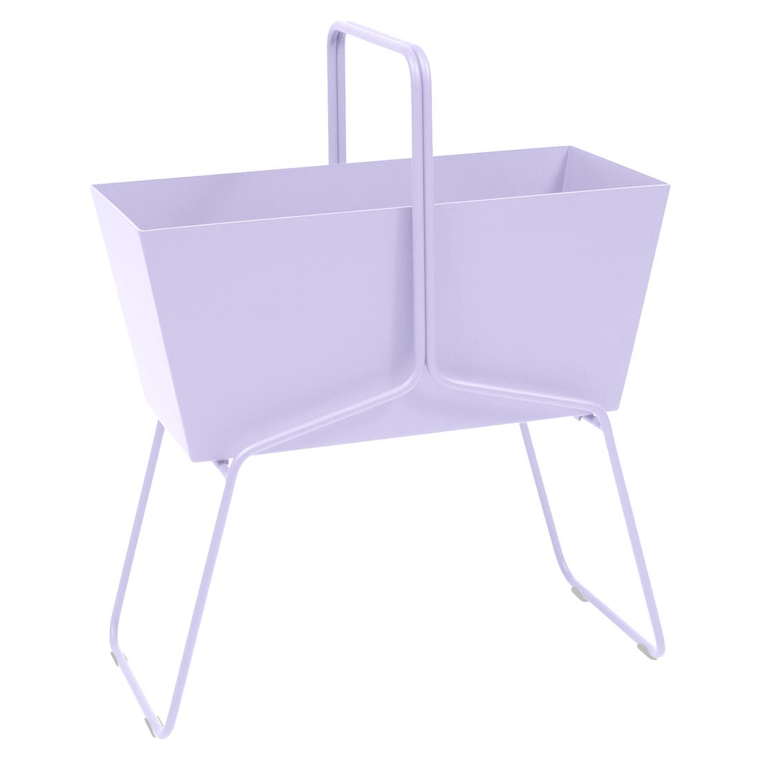 Pot de fleurs haut en panier