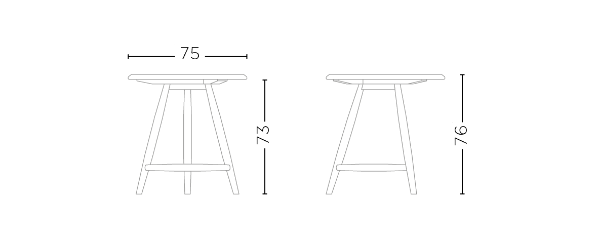 Bistro Faye Ronde tafel