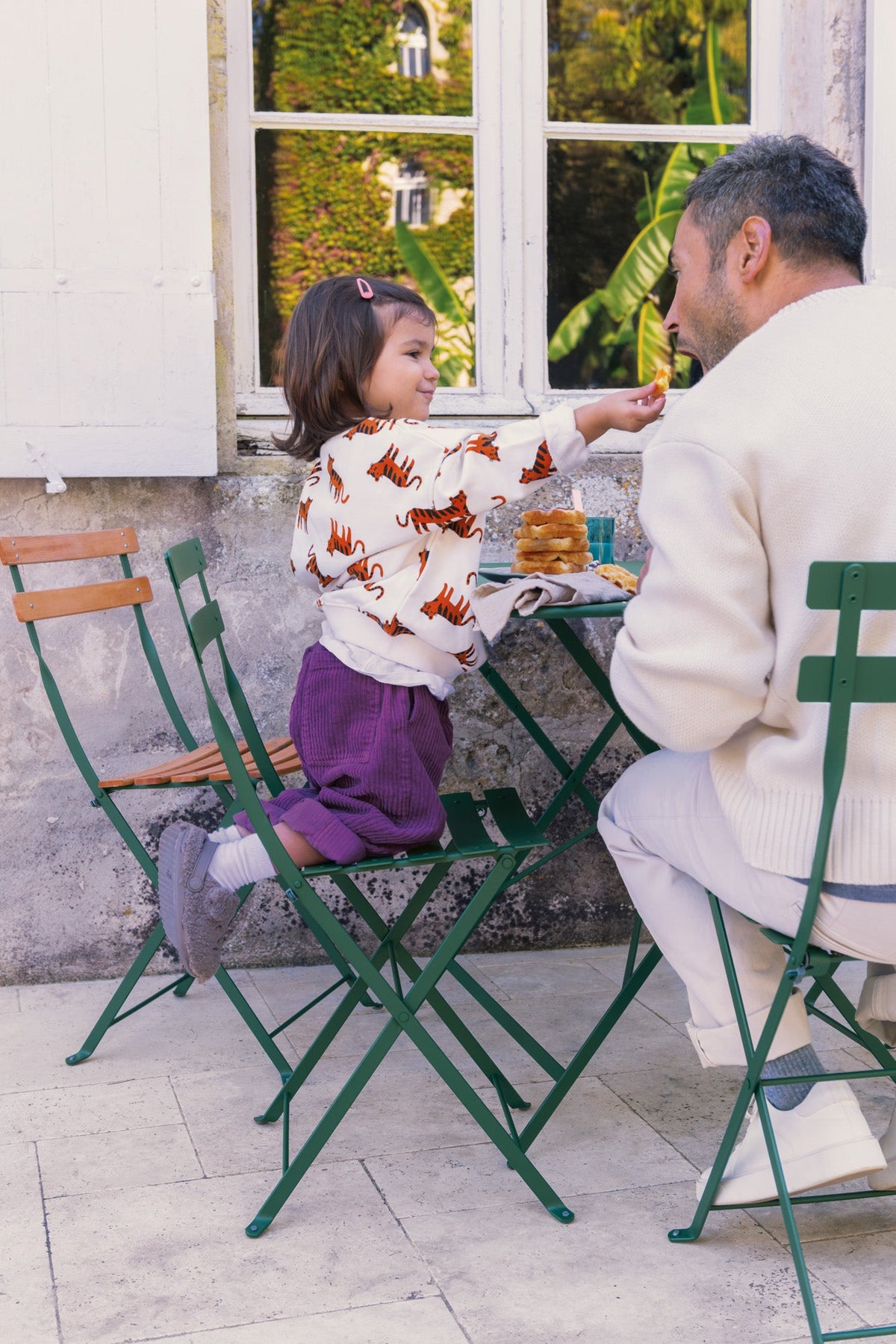 Bistro metal chair