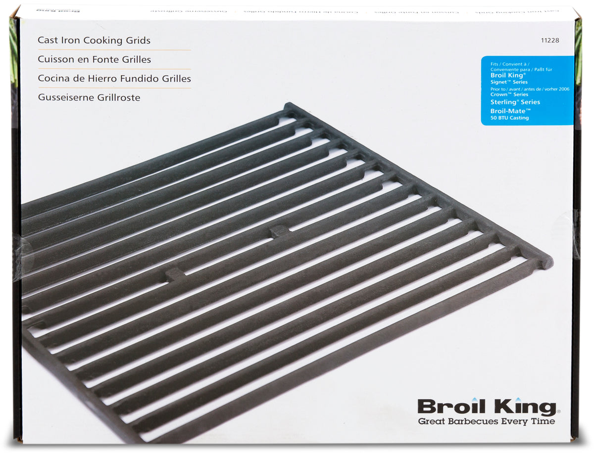 Grill grate (2x) enameled cast iron Signet
