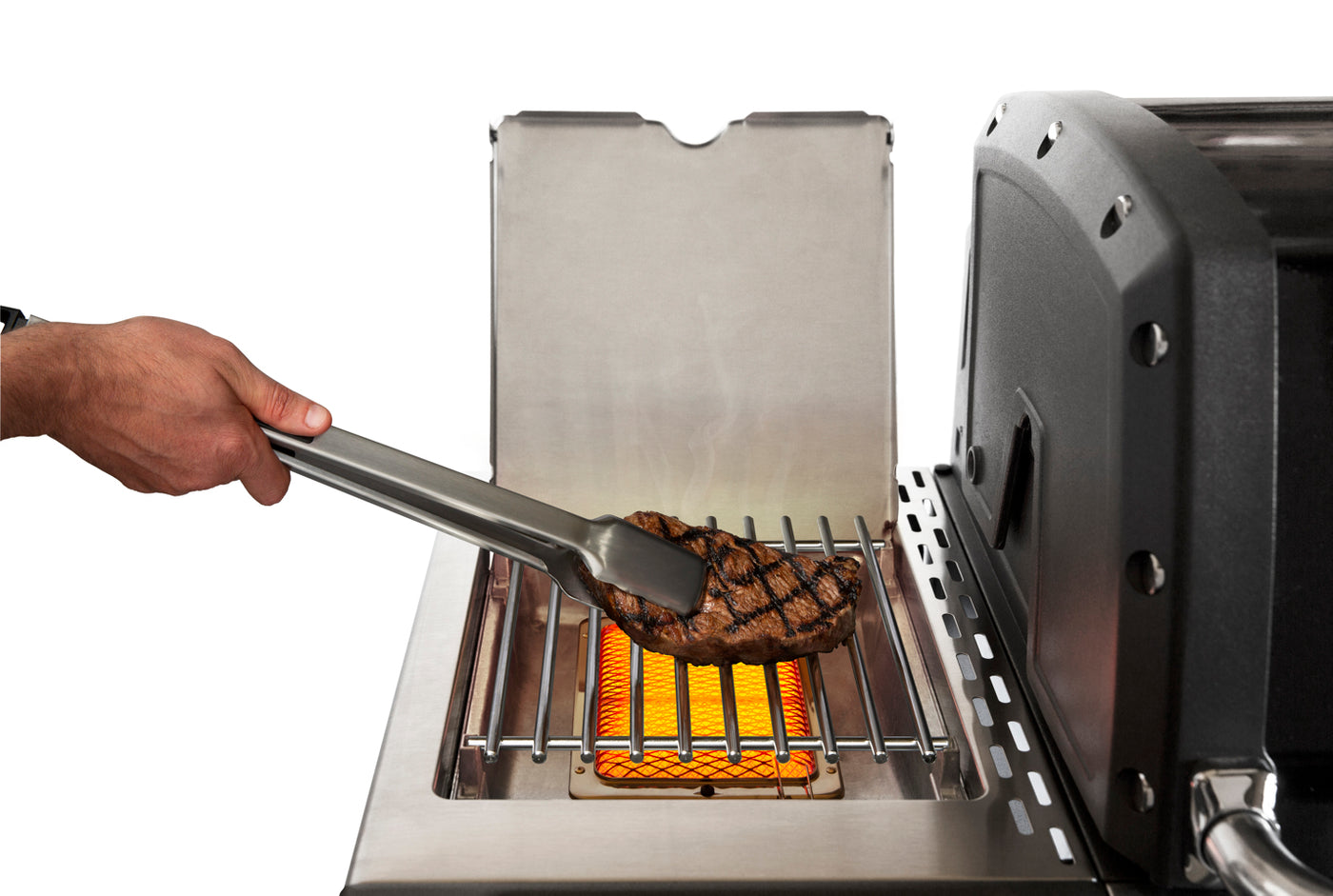 Infrared side burner kit