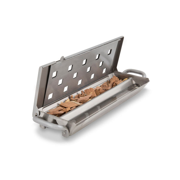 Inox rookkastje, regelbaar