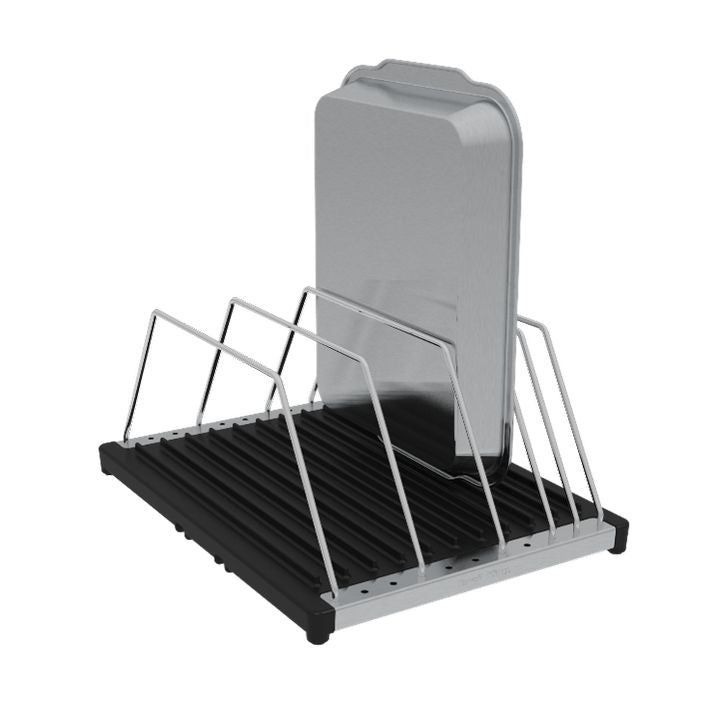 Accessory rack for rolling cart