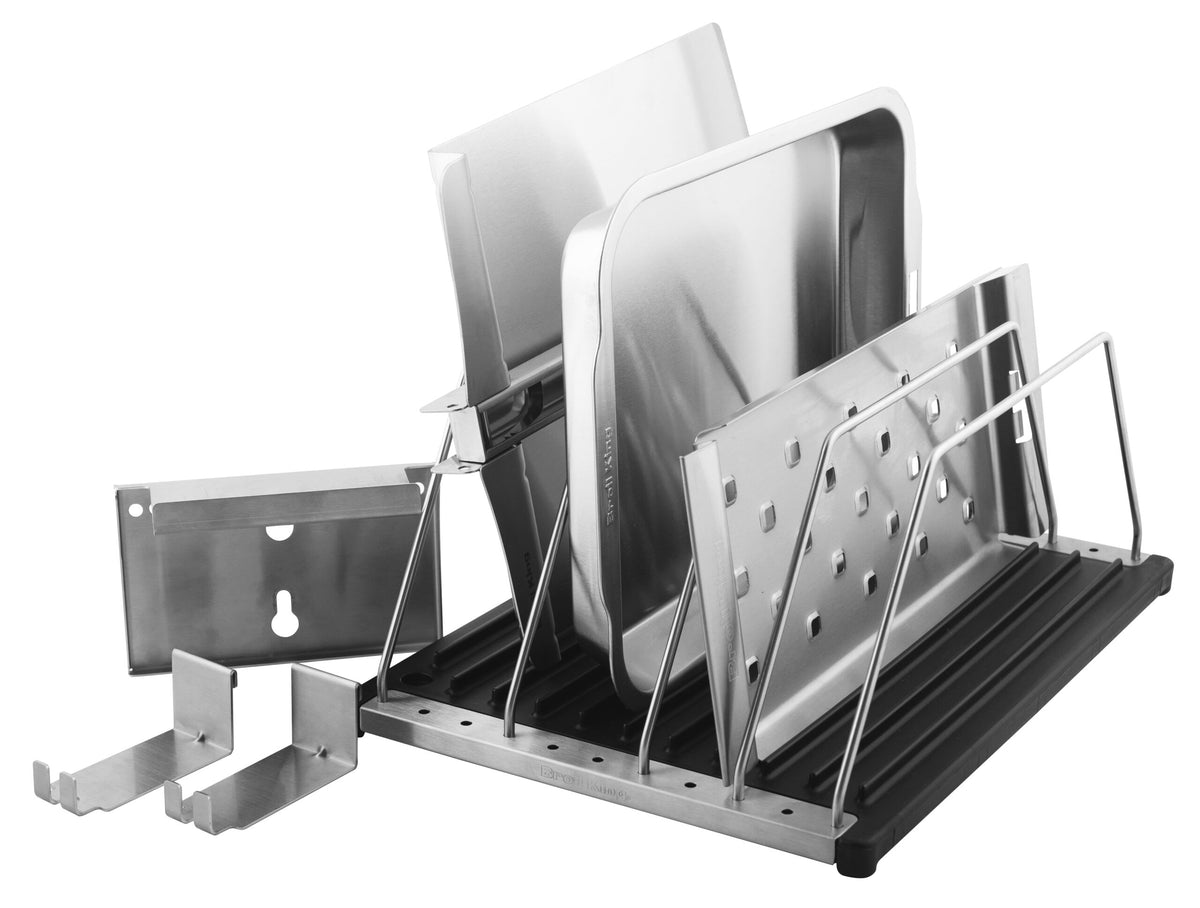 Accessory rack for rolling cart